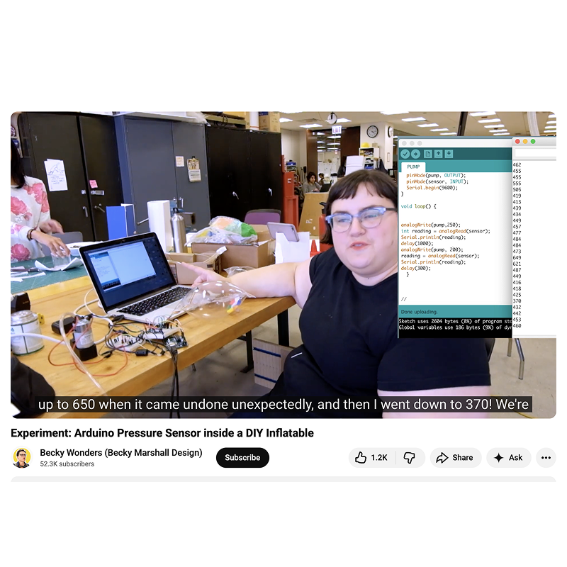 Encountering the same issue as shown in the tutorial video: the reading doesn't reflect pressure changes correctly.
