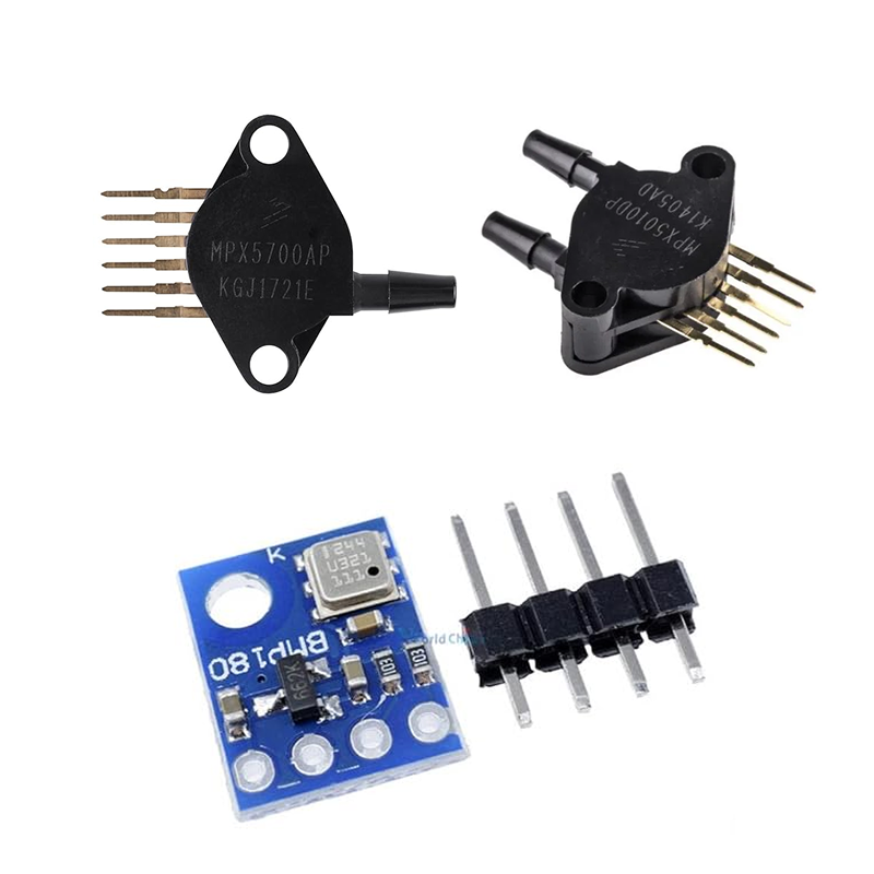 Comparing different air pressure sensors and their applications.