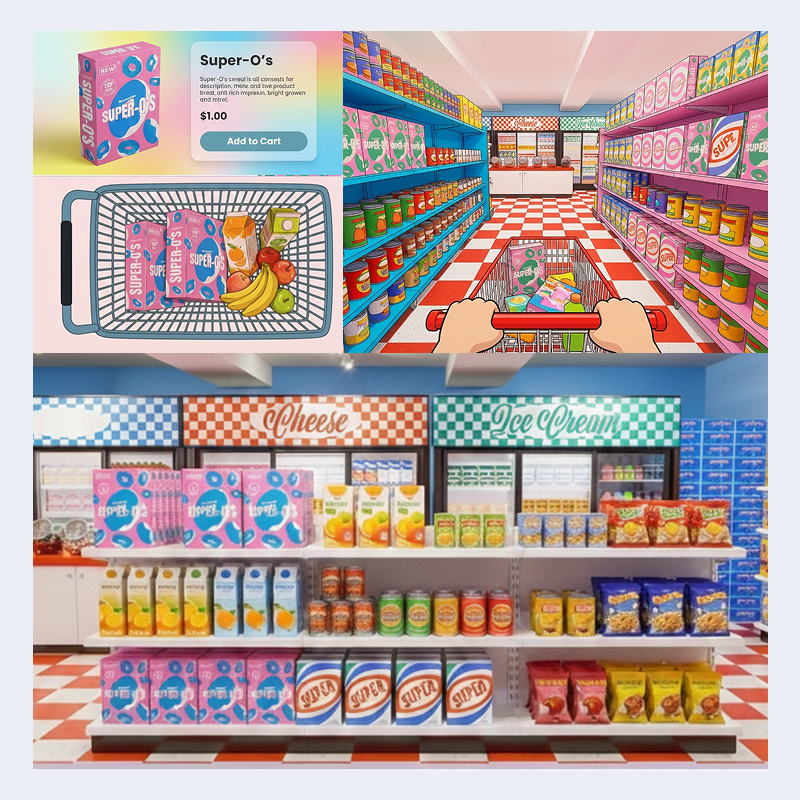Project Idea #1 : VR Shopping Web Experience | Visualization