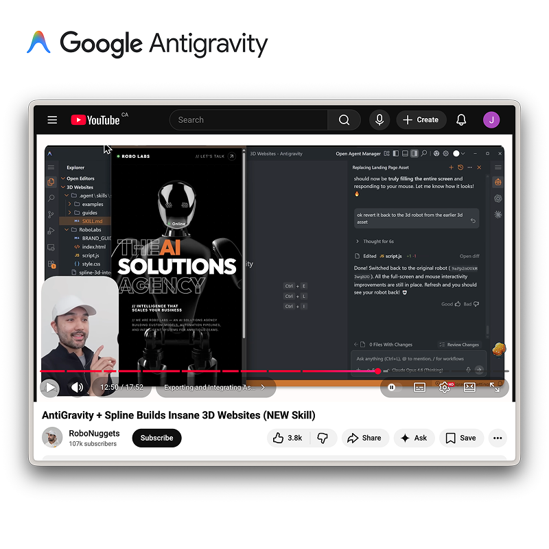 Exploring AI tool(antigravity) to speed up design and development process